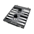 Manufacturer Supply Handmade PU Leather Backgammon Board Game Set With Chips
