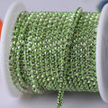 Jewelry Making Suppliers Glass Rhinestone Chaton Cup Chain