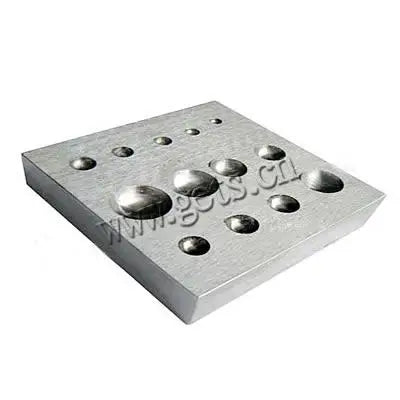 Stainless Steel Flat Dapping Block Jewelry Tool for Sale Rectangle 80x80x10mm