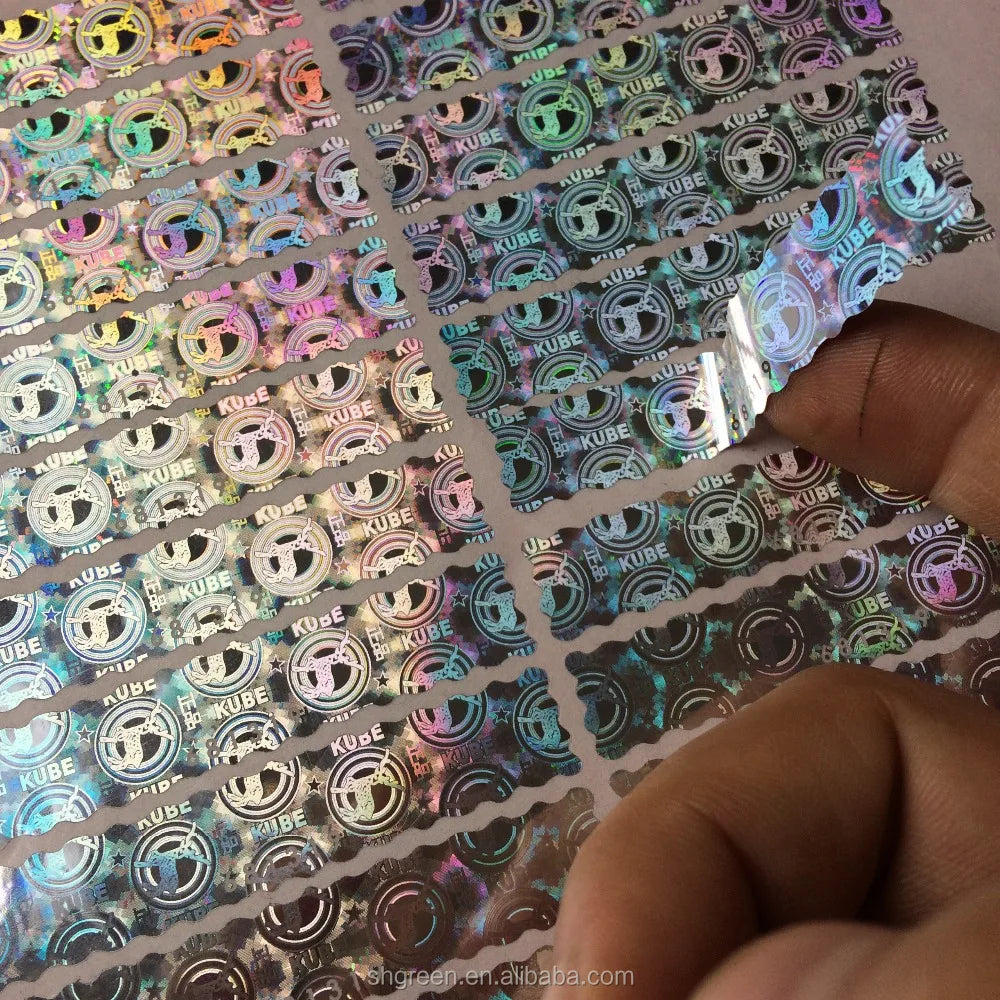 Void Security Silver Hologram Sticker3D Anti-fake Hologram Label