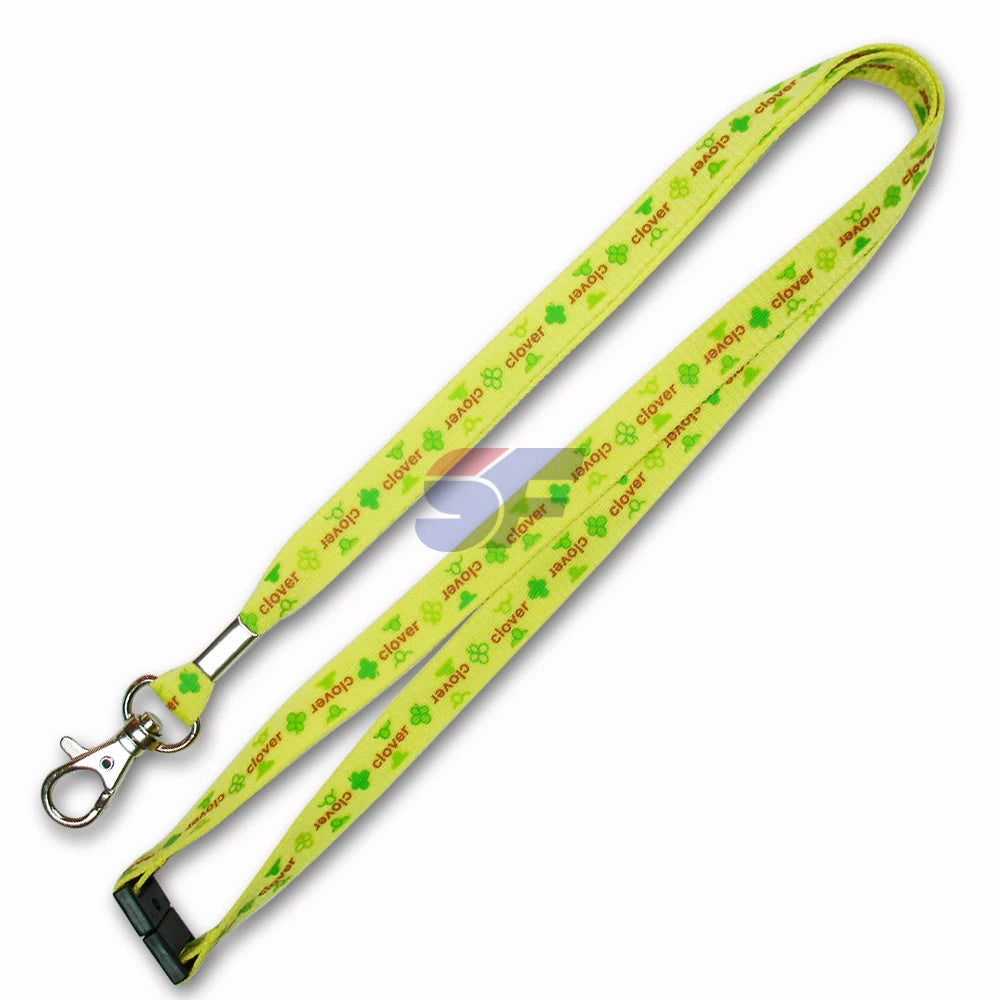 Manufacturer's Free Sample Promotional Custom Printed Polyester Neck Lanyard ShinyFans SF-6666 2-Sided with Logo