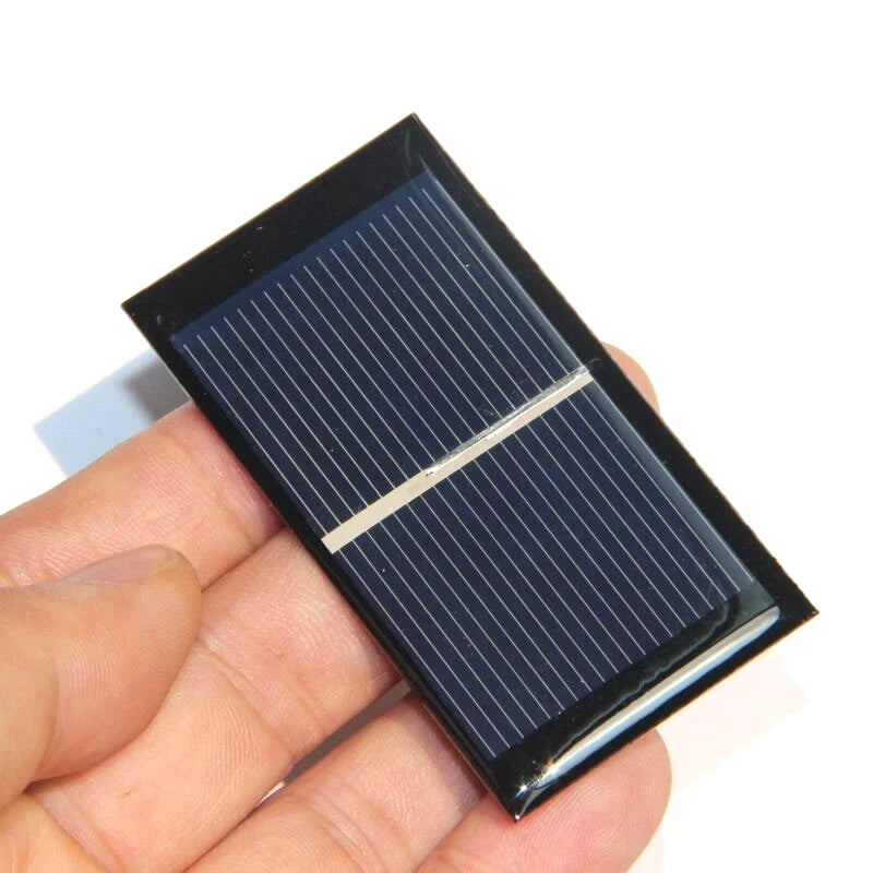 BUHESHUI 0.3W 0.5V Mini Solar Panel Cell Charger Polycrystalline Portable DIY Solar Toy Panel Study Tools 65*35MM