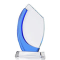 Luxurious Crystal Shield Glass Corporate Award Trophy for Best Souvenirs
