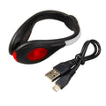 LED Safety Shoes Clip Lights USB Rechargeable Flashlight  Reflective Gear   for Runners Joggers Bikers Walkers