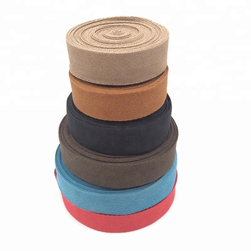 Factory Supply High Tenacity Polyester Webbing Strap Colorful Herringbone Design Garment Embroidered Printed Customizable