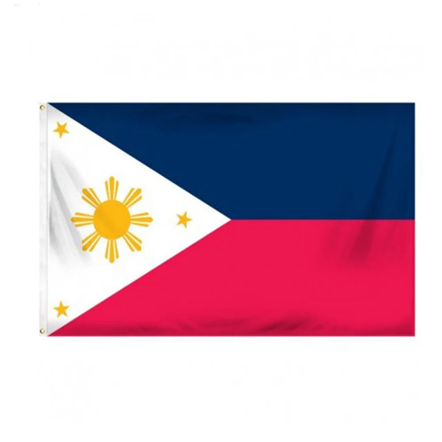 Wholesale 100% Polyester Digital/Silk Screen Printed EN-71 Certified Promotional PH Philippines Flag Banner