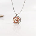New Natural Stone Round Red Crystal Choker Chain Necklace  Mens Women Stone Pendants Fashion  Accessories Gift