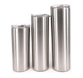 15oz 20oz 30oz Double Wall Tumbler Cup Straight-up Vacuum Insulated Stainless Steel Skinny Tumbler With Straw