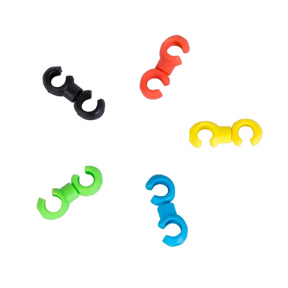 ZTTO Mountain & Road Bicycle Shifting Brake Cable Housing Rotating S-Hooks & C-Clips for Bike Riding