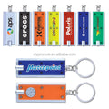 Custom Promotional Mini LED Lights Keychains Flashlight Ultra Bright Flashlight Portable Key Chain Flash Light Torch Key Ring