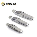 TANJA  A109B Concealed Safety Toggle  Latch  Custom Stainless Steel Polished Watch Strap Clasp Watch Buckle Accessories Fit
