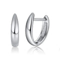 RINNTIN SE76 Simple Design Jewelry Wholesale 925 Sterling Silver Women Hoop Earrings