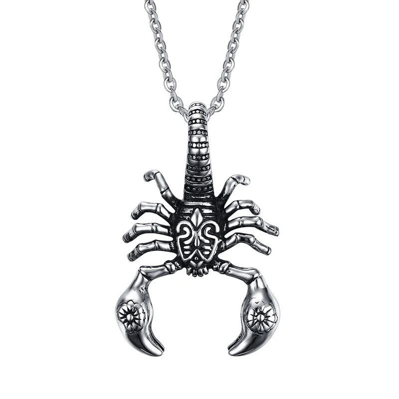 Personalized Punk Men Jewelry Scorpion Pendant Necklace