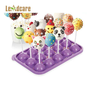 Lollipop Cookie Mold Spherical Star Silicone Non-Toxic Dishwasher Safe DIY Baking Grinding Tool