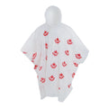 BSCI Factory Logo Custom Emergency LDPE Disposable Rain for Poncho All-Over Printed for Boys & Girls for Outdoor Activities Clim
