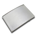 TJB2181-40MM Blank Zinc Alloy Buckles Customizable Logo Western Style Teeth Clip Plate Buckles for Leather Waist Strap & Belt