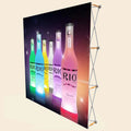 8'Wx8'H Fabric Event Display Back Wall Stand Pop up Display Backdrop