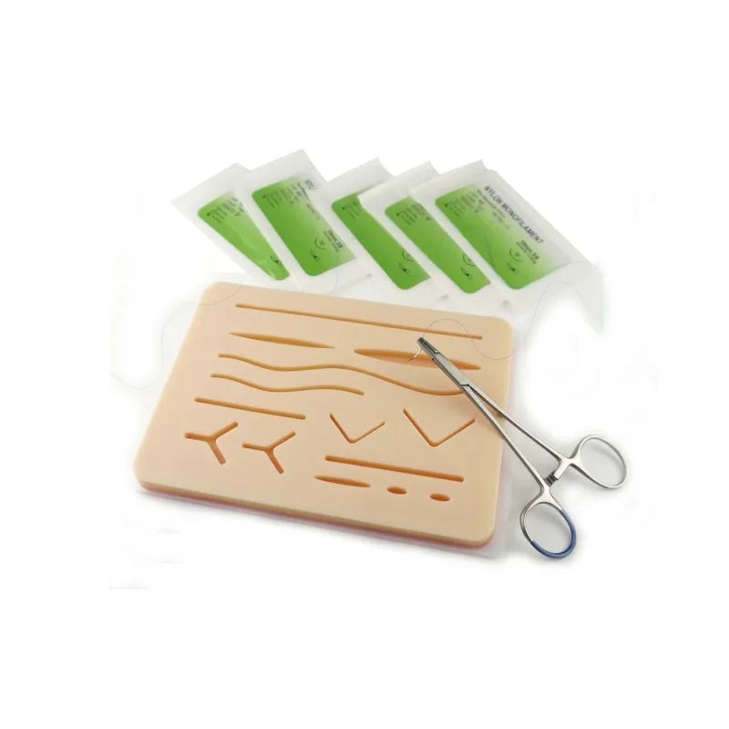 3 Layer Surgical Practice Suture Training Pad Suturing Pad for Open Surgery Medical Students Suture Practice Kit
