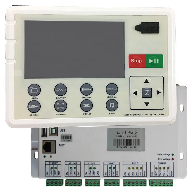 New C02 Laser Control System ZY4311 Control Card for Double Head Laser Cutting & Engraving with Long Service Life