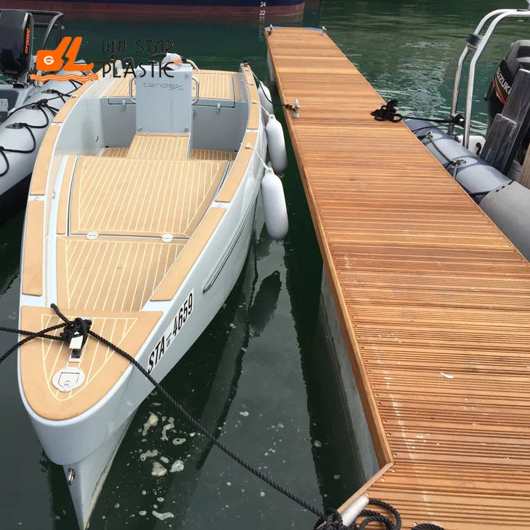 Water Experts Professional Provide Floating Decking Floating Pontoon Bridge and Floating Sea Bridge