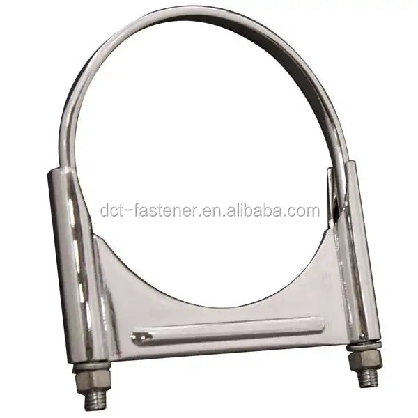 China Manufacturers' Special Shaped Steel Fasteners Square Bended round U Bolts with Plain Finish Hardware