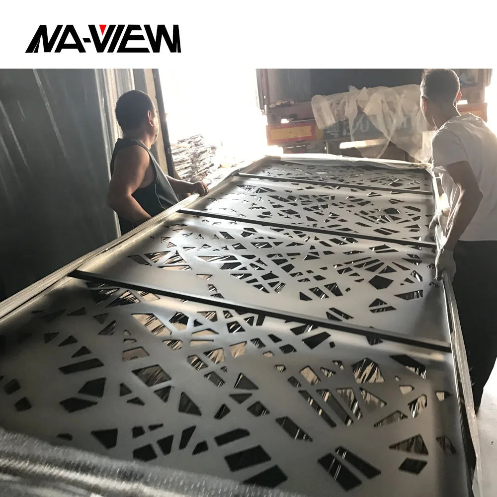 Exterior Decorative Perforated Architectura  Corrugated Metal Aluminum Facade Wall Cladding Panels