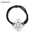 LUOTEEMI Girl Women Free Shipping Wholesale Hot Sale New Hair Accessories Zirconia Rubber Elastic Hair Bands Bridal Headwear