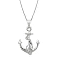 Wholesale Gold Plated Jewelry 925 Sterling Silver Anchor Necklace