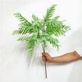 Customization New Arrival Realistic Eco-Friendly Hanging Artificial Plastic Palm Leaf Bush for Living Room Decoration