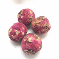 Handmade Beauty Single Rose Flower Tea Ball Phnom Penh Gold Rose Blooming Tea