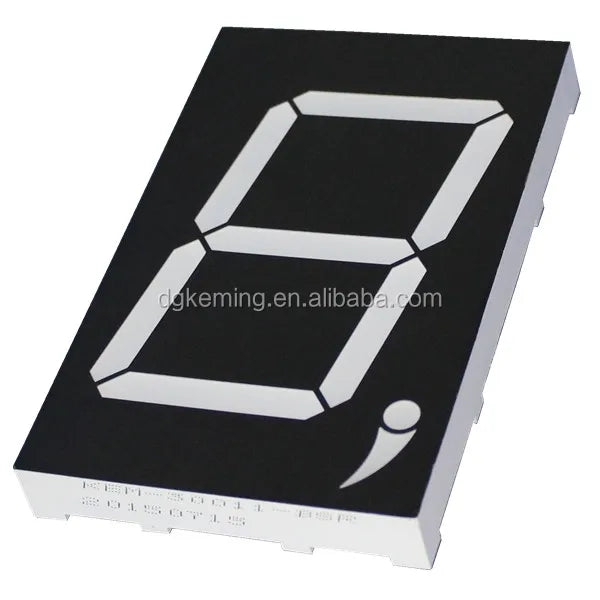 Houkem-30013-BSR 3 Inch 7 Segment Led Display Super Red Single Digit 76mm Big 7 Segment Display 3'' with Comma