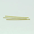 Beadsnice Brassplated Brass Pin for Jewelry Making Flat Head Straight Pins Jewellery Findings Wholesale ID 12927
