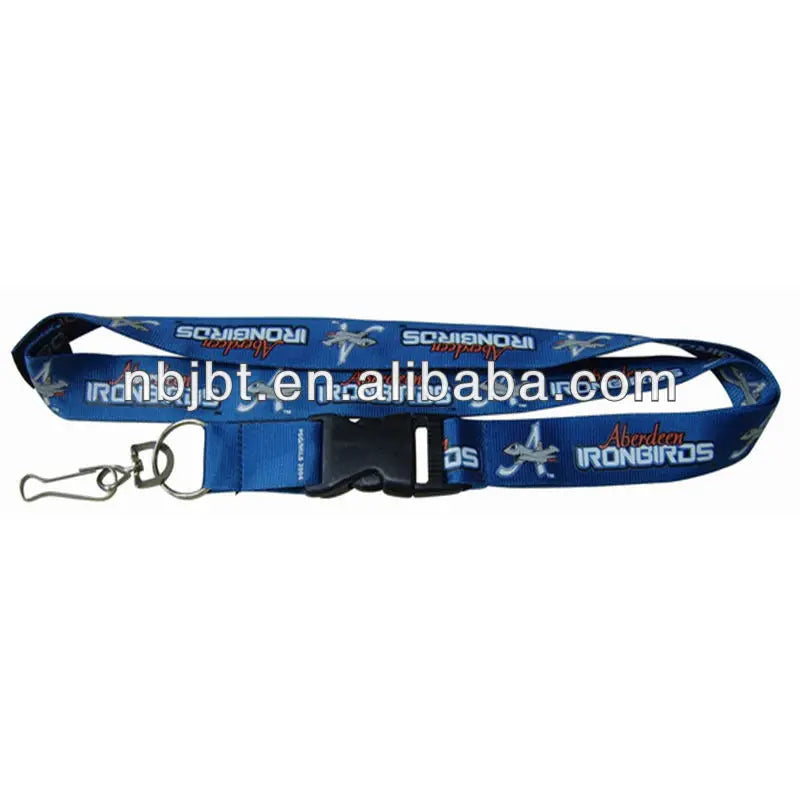 Custom Satin Lanyards with Polyester Material Hook Accessories Options for Digital Offset or Silk Screen Printing