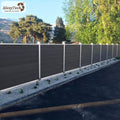 Hard Pvc Fence Wpc Fence Composite Wood Treliss Galvanized   Fence