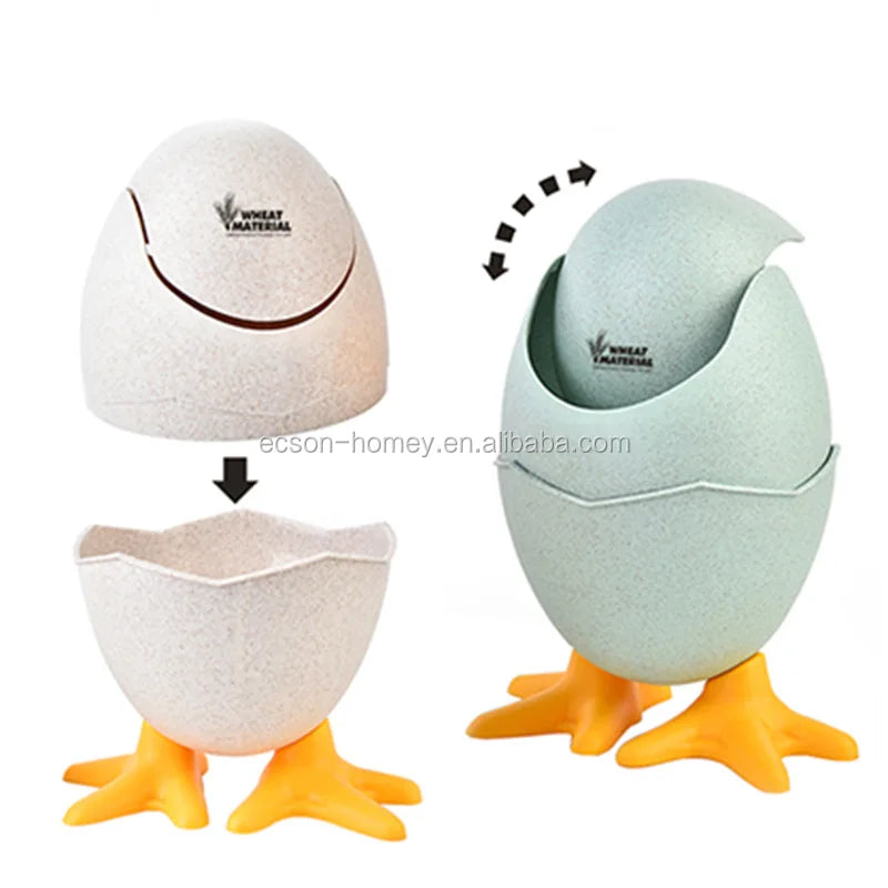 Cartoon Plastic Kitchen Trash Can Eco-friendly Green/Pink/Beige Plastic Injection Mould
