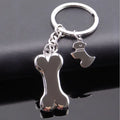 Epsilon Dog Bone Shaped Metal Keychains/ Custom Keychains