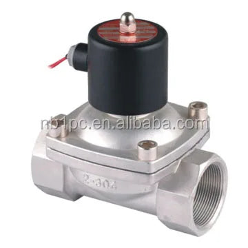 2'' Stainless Steel Solenoid Valve FKM Seal 2S500-50 DC12V Control OEM Customizable for Air Water Gas Diesel Applications
