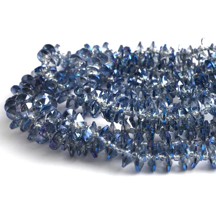 New Shape Indian Glass Beads Wholesale Glass Crystal Beads