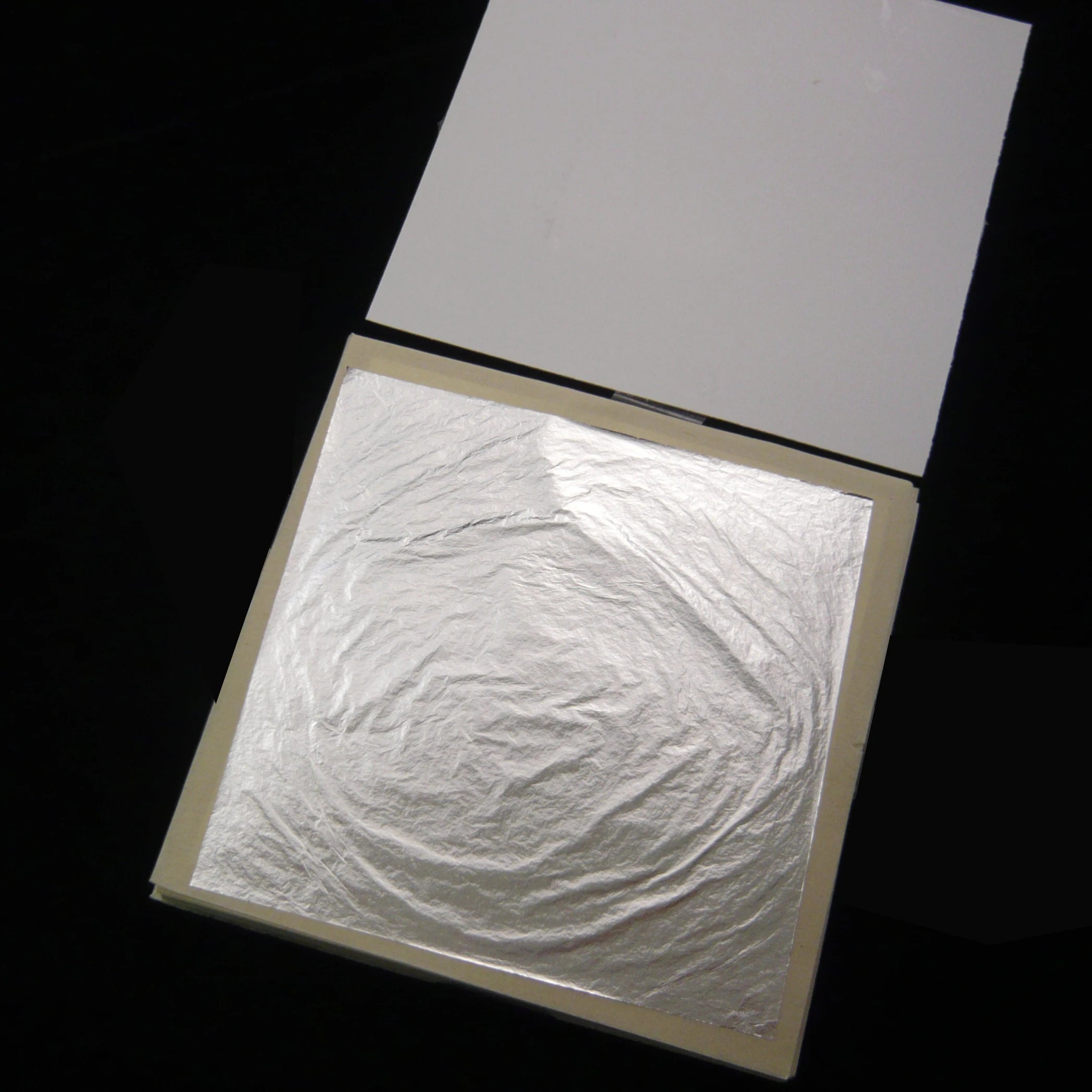 11 X 11 cm Genuine Silver Leaf Foil Sheets Content 100% Pure Silver Luxurious Crafts Decoration Gilding Silver Leaf