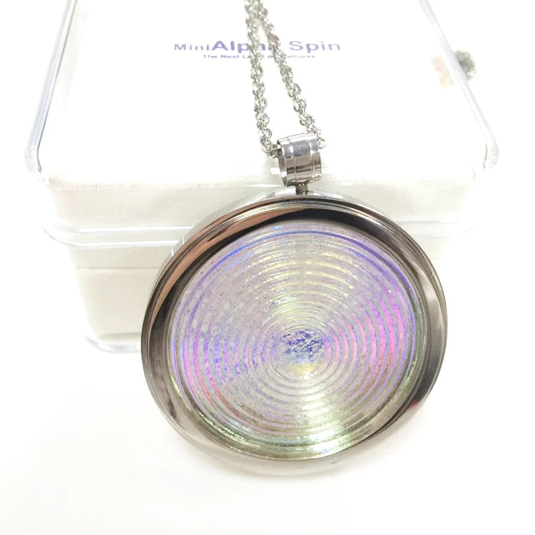 Bio Energy Stainless Steel Classic Children's Scalar Pendant with 3000cc Mini Alpha Spin Negative Ions