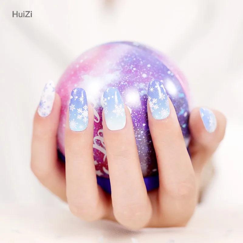 1 Sheet Glitter Series nail wraps Fashion Nail Art decoration DIY Nail Polish Strips