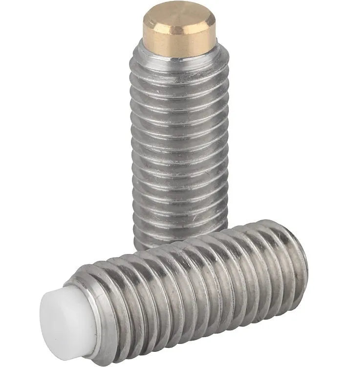 Brass Plastic Soft Rubber Nylon Tip Hex Socket Grub Set Screw Metric