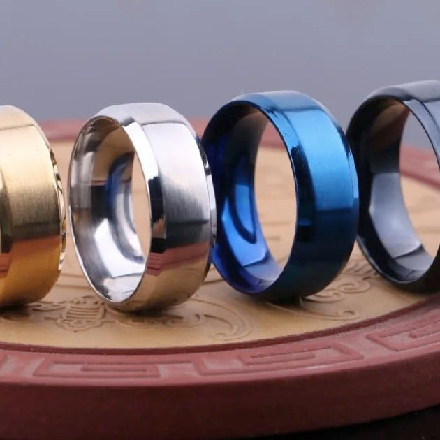 Top Quality Stainless Steel Ring Blanks Popular Titanium Ring for Men