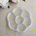 Wholesale 7 Slots Assorted Acrylic Beads Jewelry Craft Making Clear Plastic Storage Box
