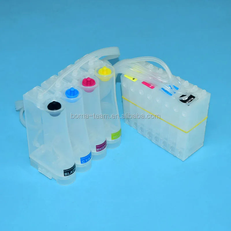 Bulk Ciss Continuous Ink Supply System Sjic22 C3500 for Epson Colorwork TM-C3500 TM-C3510 TM-C3520 3500 C3510 3520 Label Printer