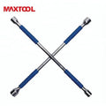 Universal Soft Handle Cross Rim Wrench Carbon Steel Material Metric Measurement System OEM Customization Supported