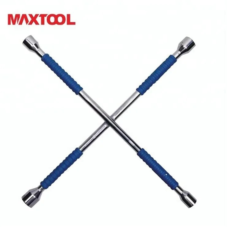 Universal Soft Handle Cross Rim Wrench Carbon Steel Material Metric Measurement System OEM Customization Supported