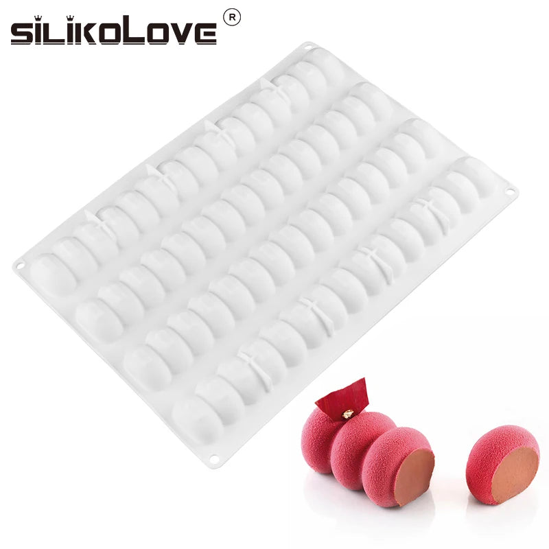 Food Grade Certification Popular French Style Mini Round Silicone Cake Mould