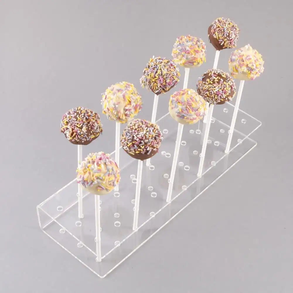 Mini Lollipop Stand Acrylic Lollipop Stand 5 Holes Cake Pop Stand for Shop Display