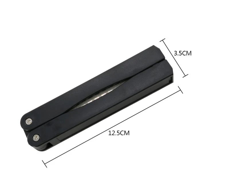 Diamond Portable Fold Sharpener Double Sided Pocket Diamond Knife Sharpening Stone Outdoor Repair Tools LX1202